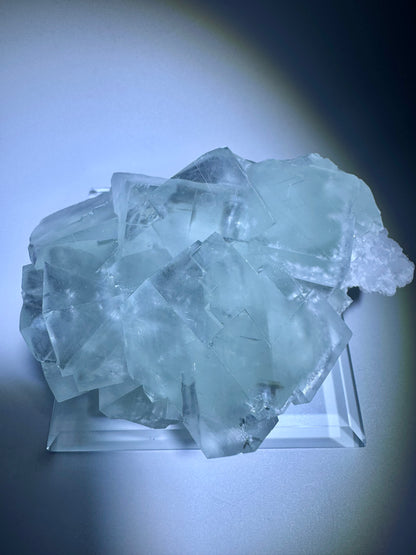 Wunderschöner 1 A Fluorit mit Regenbogen - 9.4, 343g