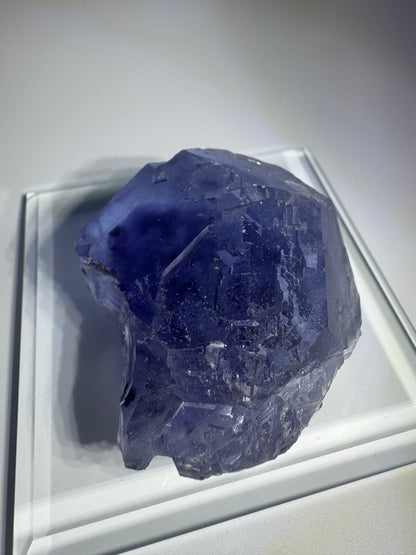 Phantom Glas-Fluorit mit klarer Struktur – 5.4 cm, 140 g, hochwertiger Edelstein