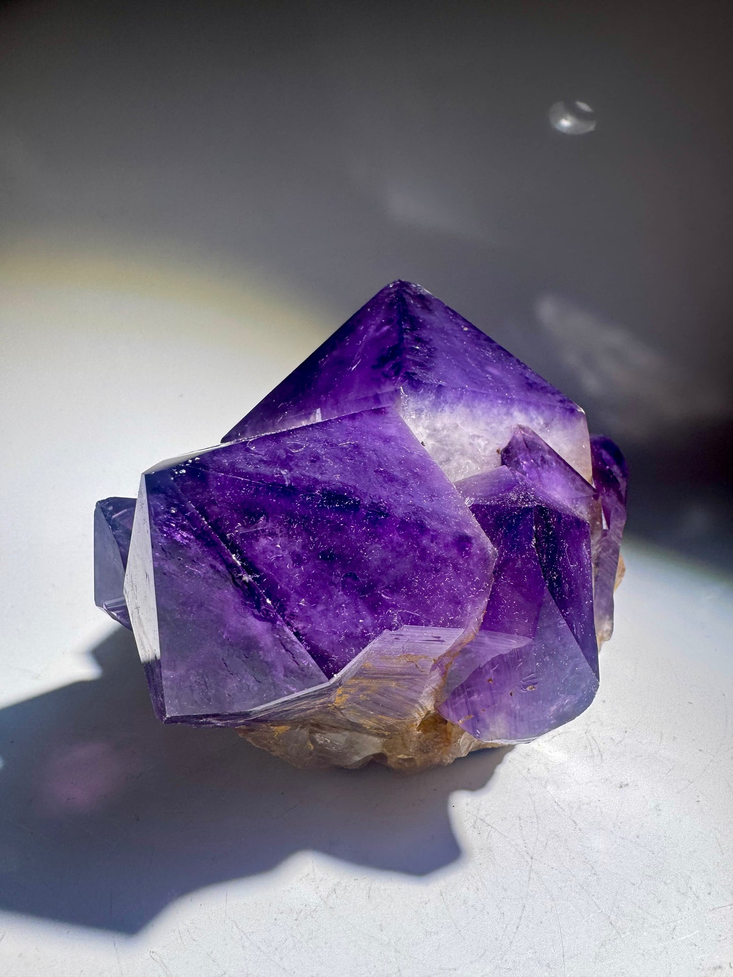 Kongo-Amethyst mit riesigen Spitzen – 21 cm pure Naturkraft 💜 Premium Qualität