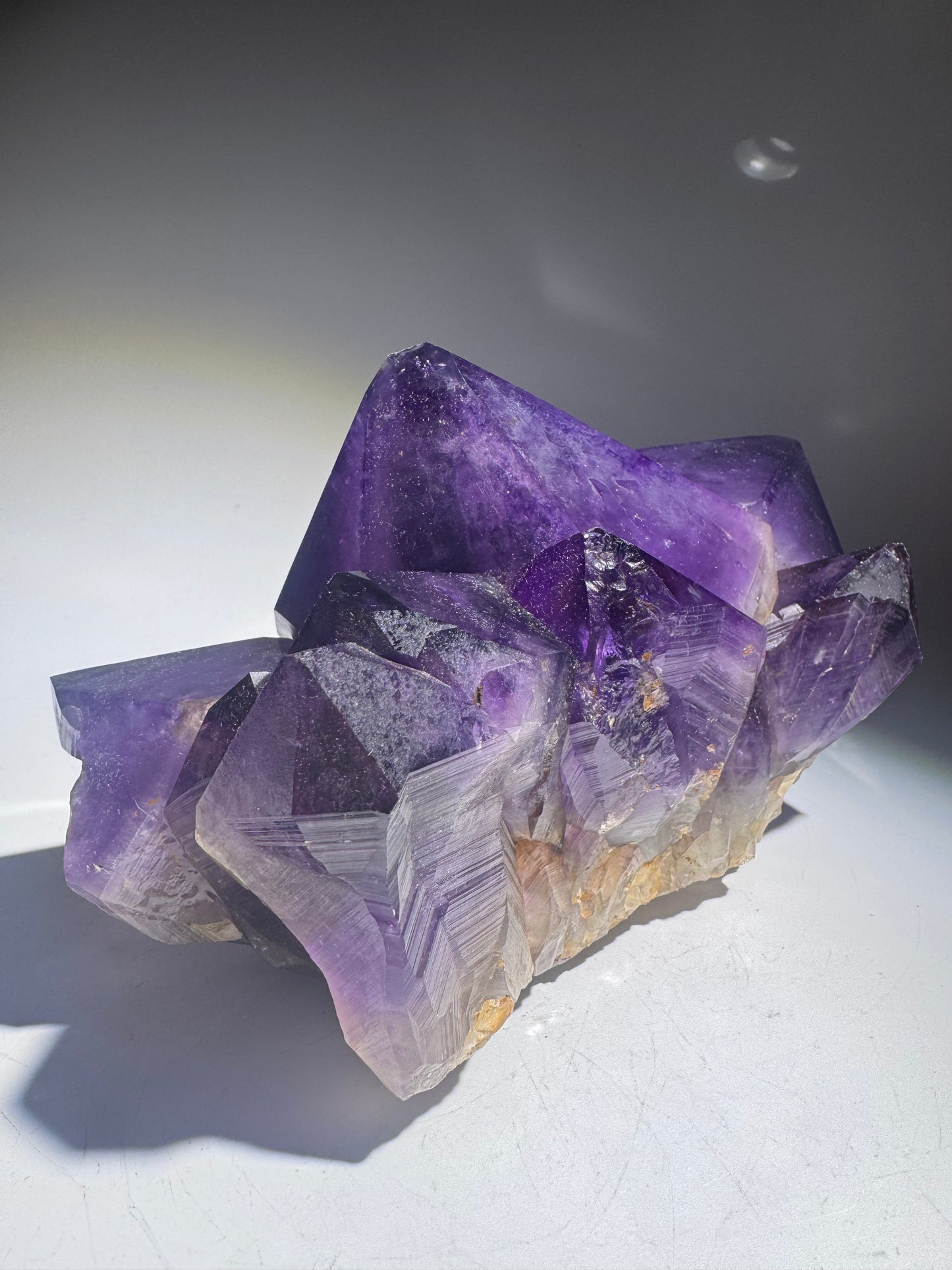 Kongo-Amethyst mit riesigen Spitzen – 21 cm pure Naturkraft 💜 Premium Qualität