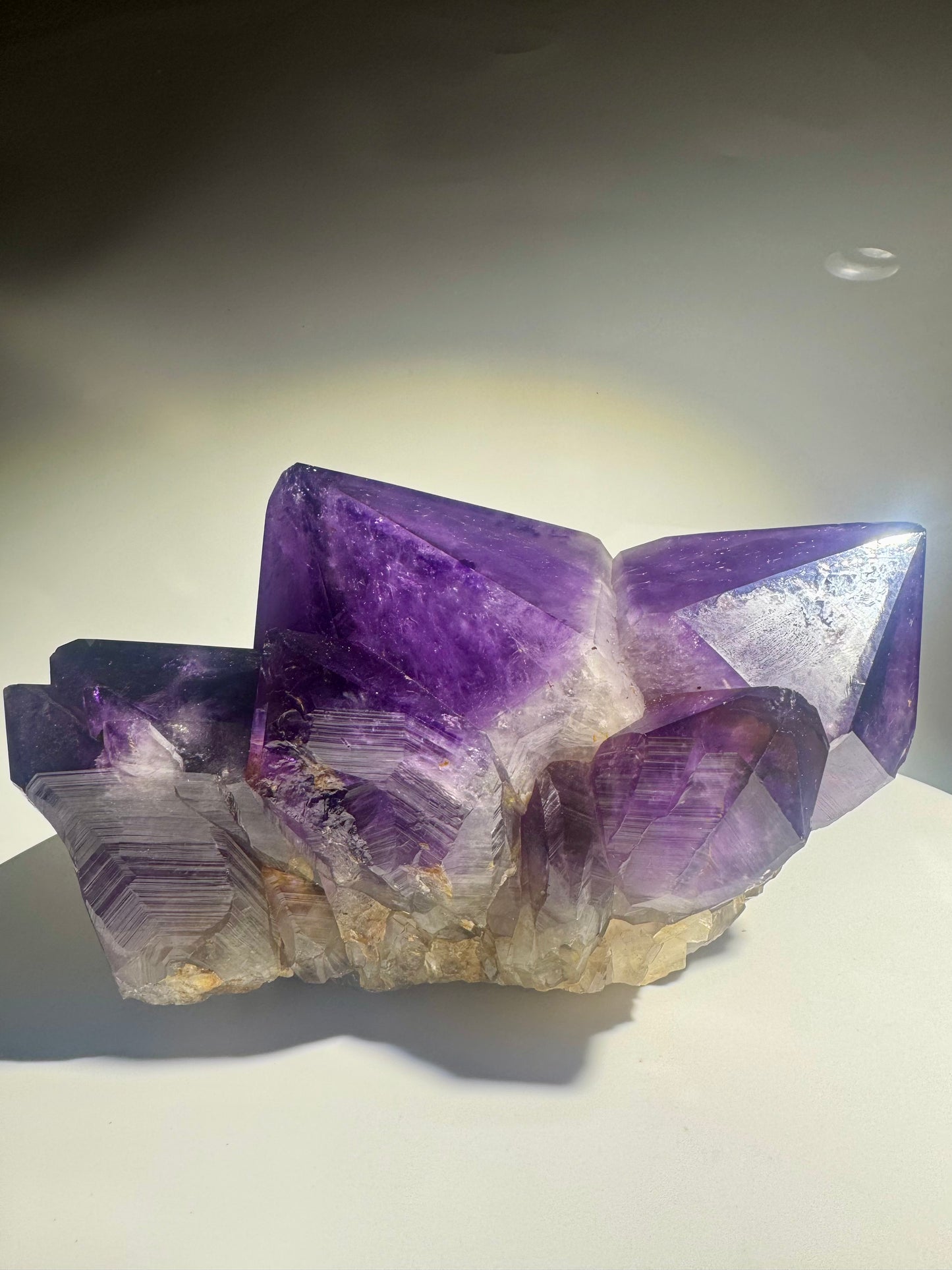 Kongo-Amethyst mit riesigen Spitzen – 21 cm pure Naturkraft 💜 Premium Qualität