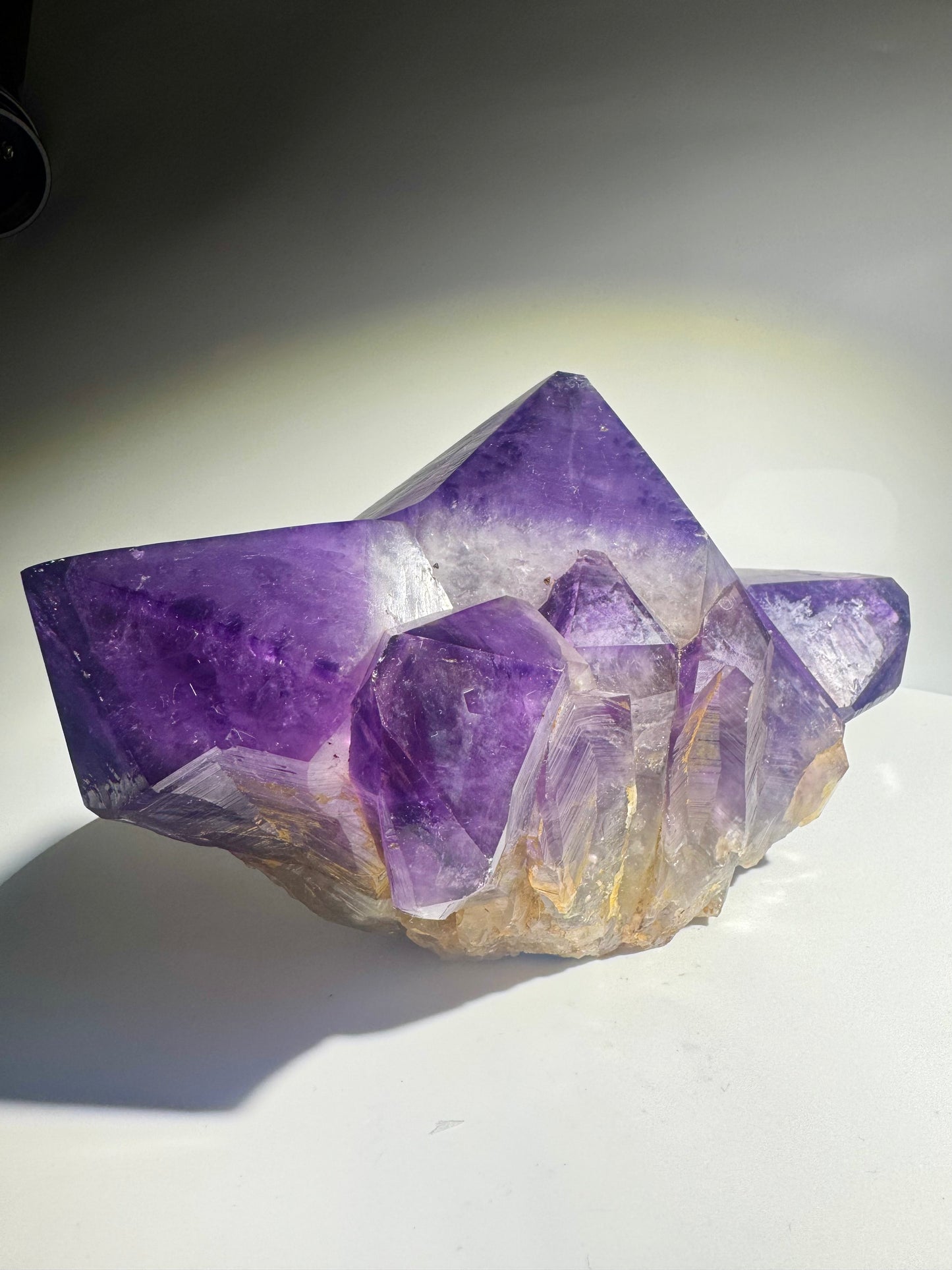 Kongo-Amethyst mit riesigen Spitzen – 21 cm pure Naturkraft 💜 Premium Qualität