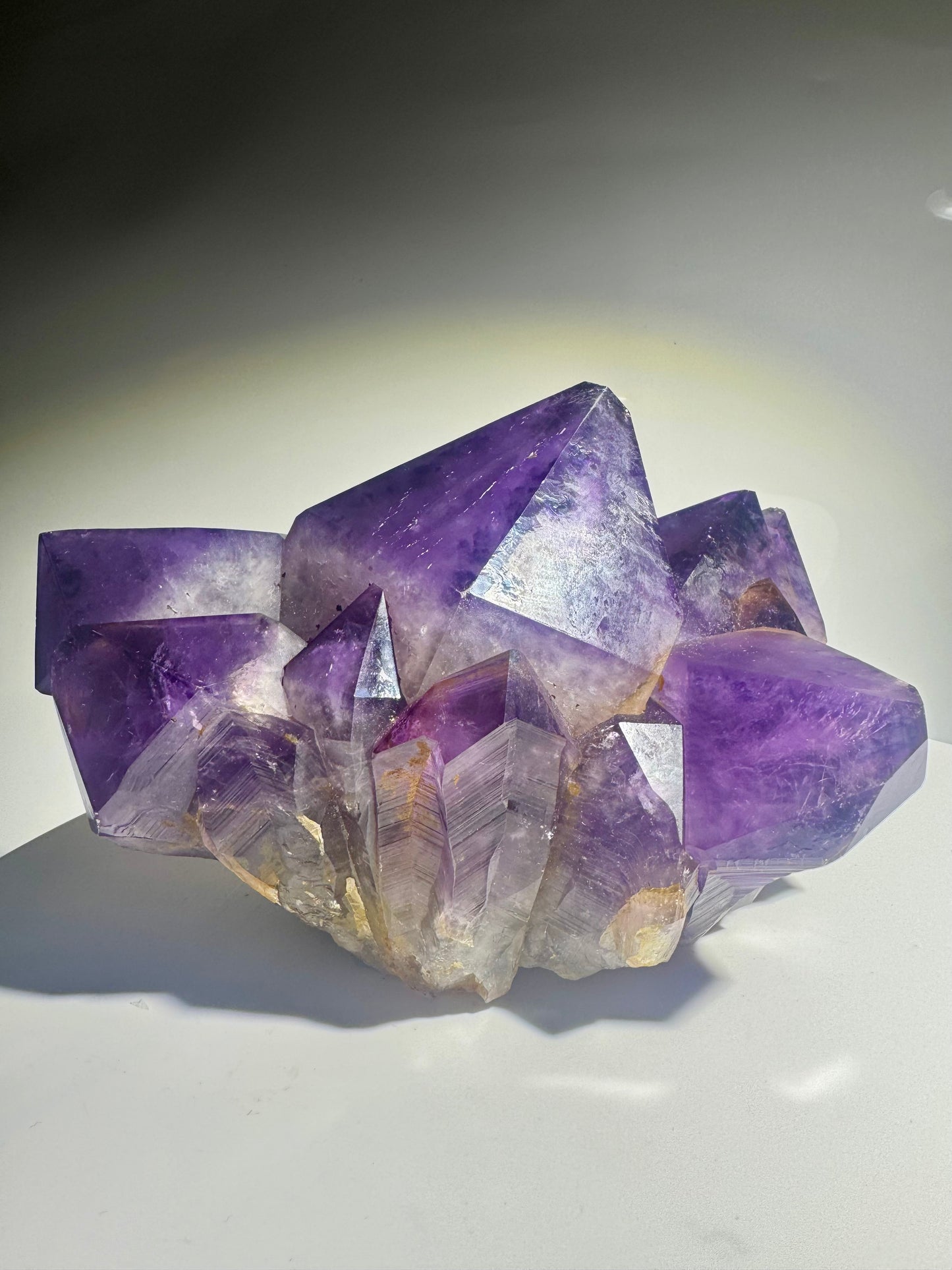 Kongo-Amethyst mit riesigen Spitzen – 21 cm pure Naturkraft 💜 Premium Qualität