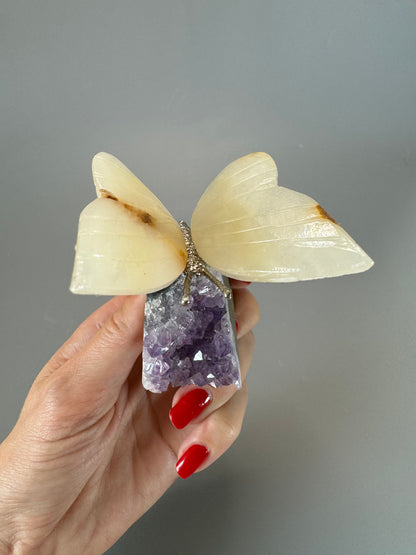 Schmetterling aus Kristall - 7cm
