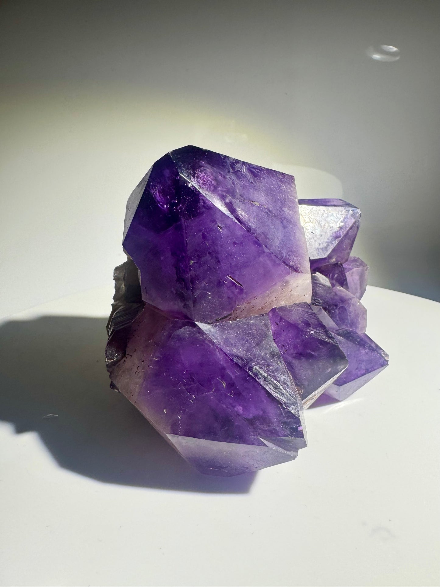 Exklusiver Kongo-Amethyst 12 cm – 1.24 kg mit riesigen Spitzen 💜
