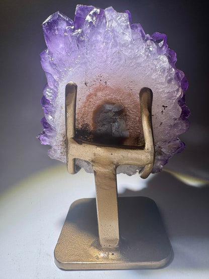Zauberhafte Amethystblüte aus Uruguay – Stalaktit-Edelstein