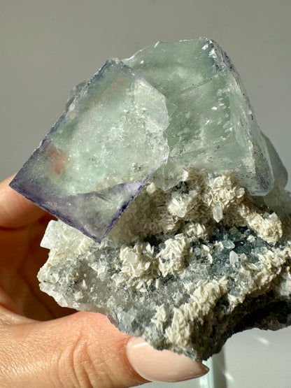 Wunderschöner Fluorit - 7.3cm, 347g
