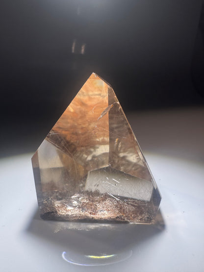 Golden Rutile Rauchquarz 5x4 cm – Naturkristall Rarität