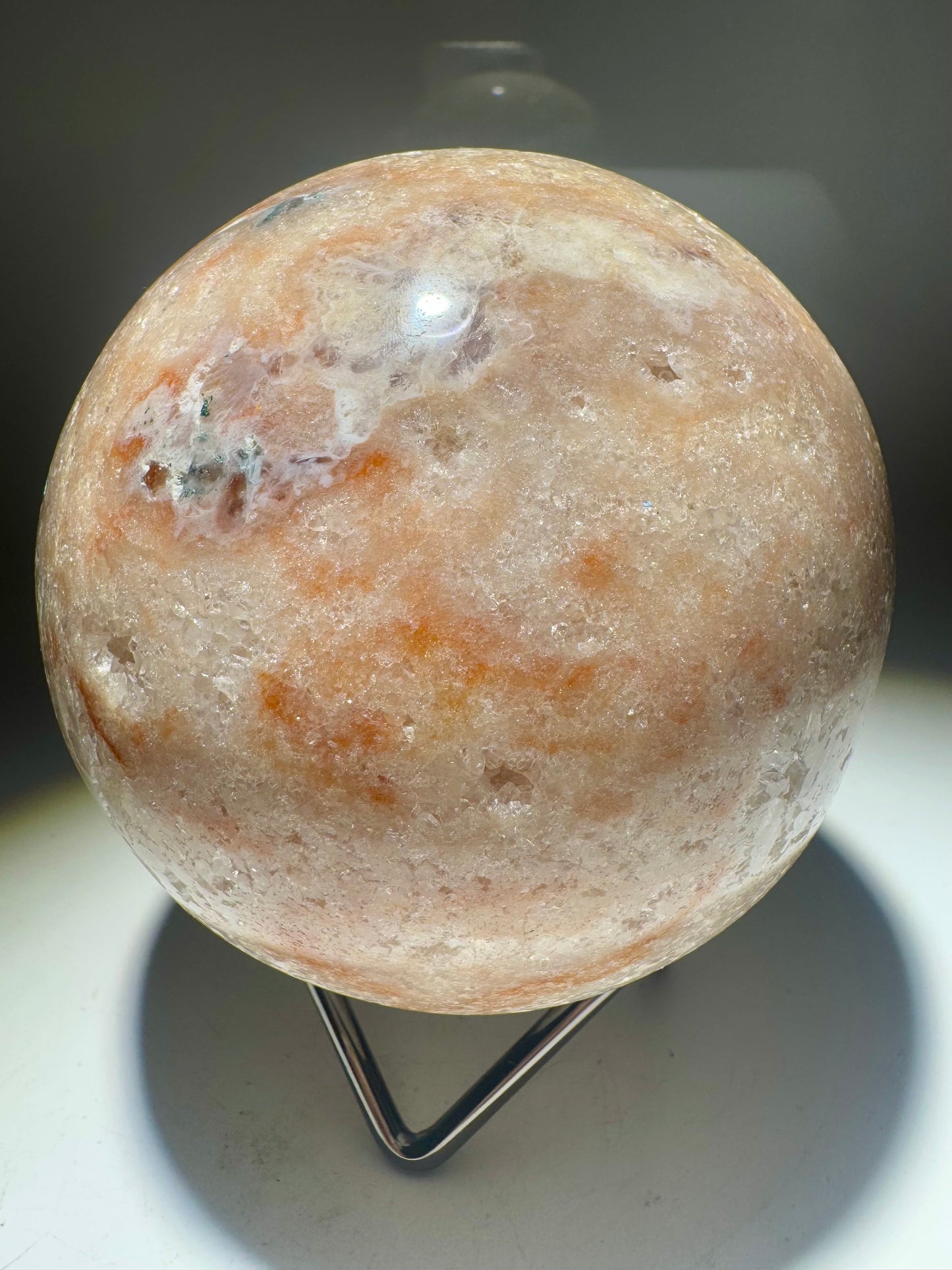 Pink Amethyst Kugel 9,5 cm – Sanfte Kraft & natürliche Schönheit 💗