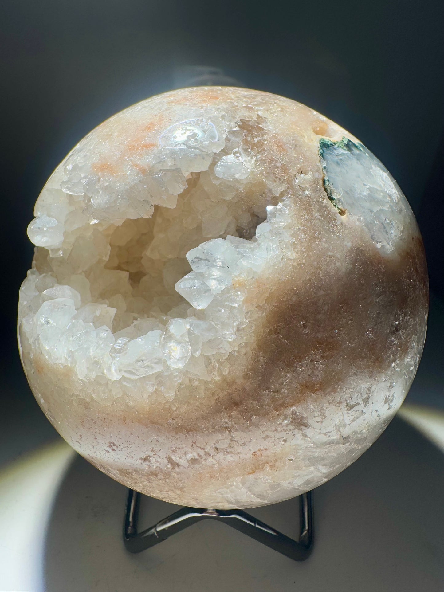 Pink Amethyst Kugel 9,5 cm – Sanfte Kraft & natürliche Schönheit 💗