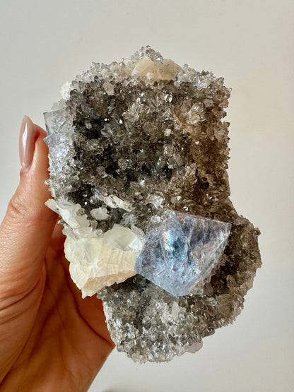 Bezaubernder Glas-Fluorit - 9cm, 351g