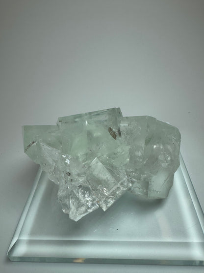 Absolut perfekter hochwertiger Glas-Fluorit - 7.2cm, 139g