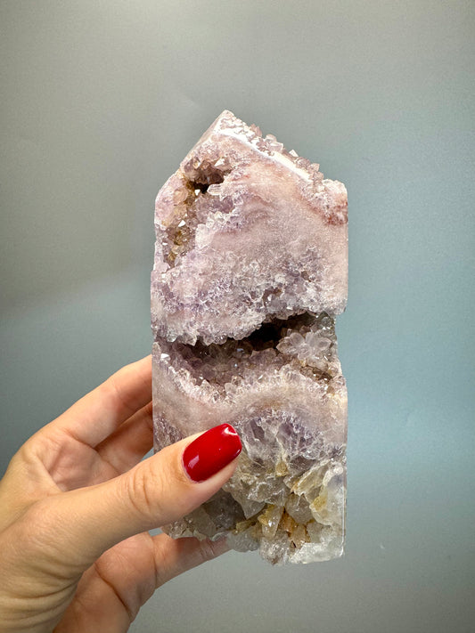 Wunderschöner Pink Flower Amethyst - 15cm, 887g