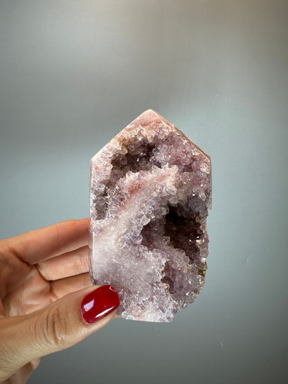 Bezaubernder Pink Amethyst aus Brasilien - 10cm, 358g