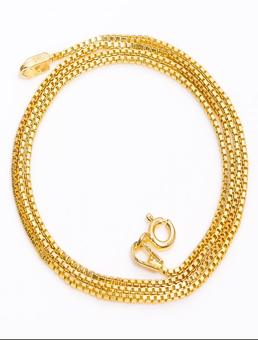 Venezianer Kette aus 925 Silber oder Gold – Elegante Silberkette für Anhänge