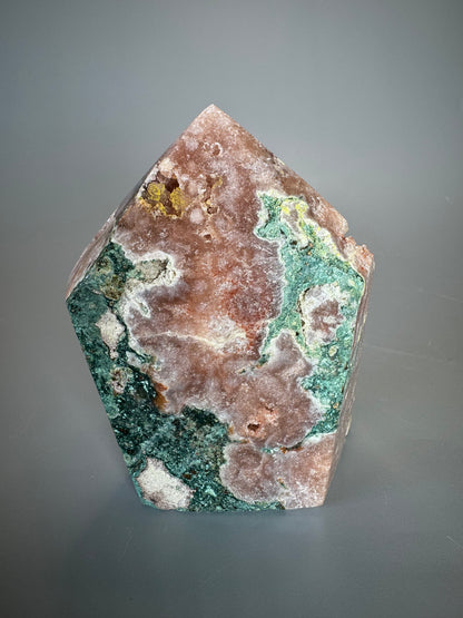 Pink Amethyst Spitze aus Brasilien – 9 cm, 492 g – zart & kraftvoll 💗