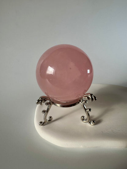Tolle Rosenquarz Kugel 💗 - 5cm, 188g