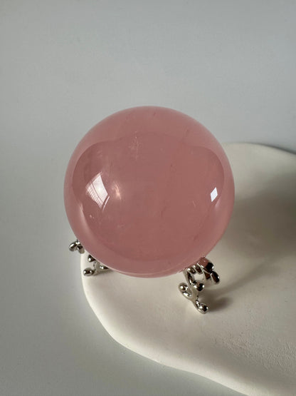 Tolle Rosenquarz Kugel 💗 - 5cm, 188g
