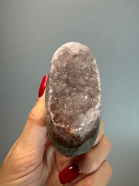 Rainbow Amethyst Cutbase - 6cm, 152g