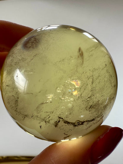 Wunderschöne Phantom Citrin Kugel (extra klar) 💛 - 5.1cm, 193g