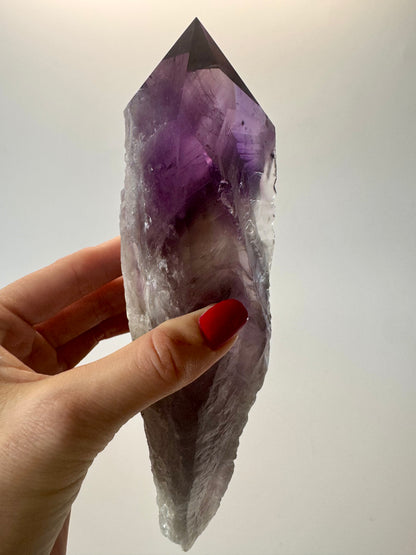 Ametrin Wand mit Phantom 💜✨ - 22cm, 693g