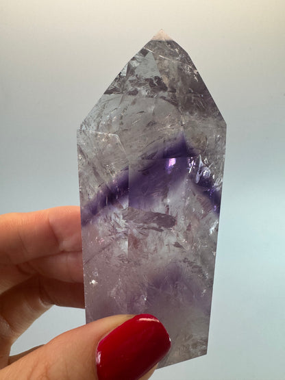 Améthyste fantôme (ultra claire) 💜 - 8,9 cm, 161 g