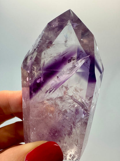Améthyste fantôme (ultra claire) 💜 - 7,3 cm, 120 g