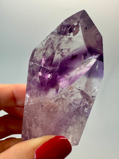 Améthyste fantôme (ultra claire) 💜 - 7,3 cm, 120 g
