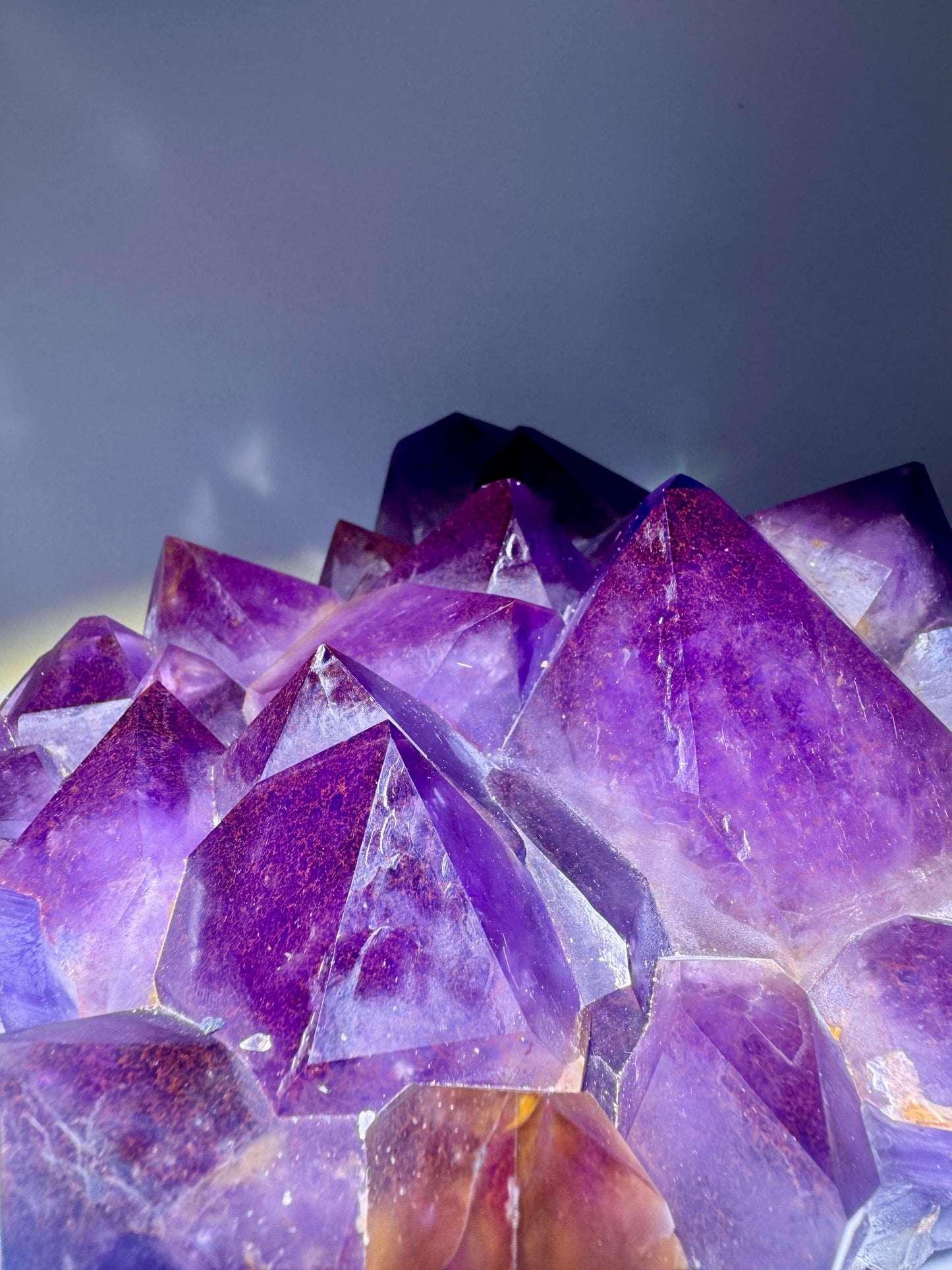 Kongo-Amethyst mit riesigen Spitzen – einzigartig & handverlesen
