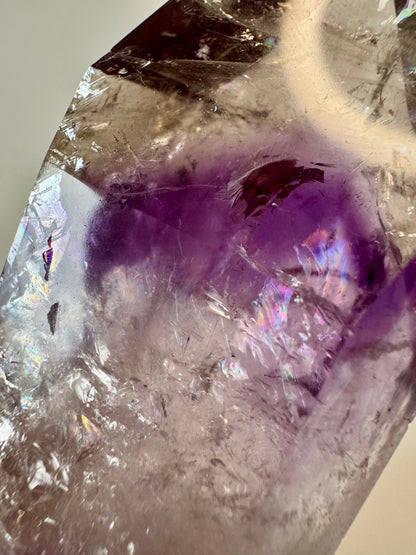 Améthyste fantôme (ultra claire) 💜 - 9,3 cm, 168 g