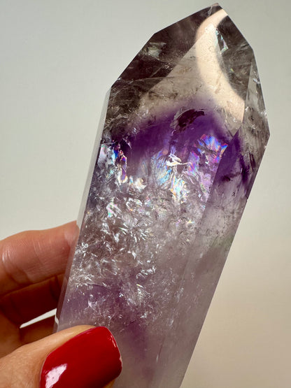 Améthyste fantôme (ultra claire) 💜 - 9,3 cm, 168 g