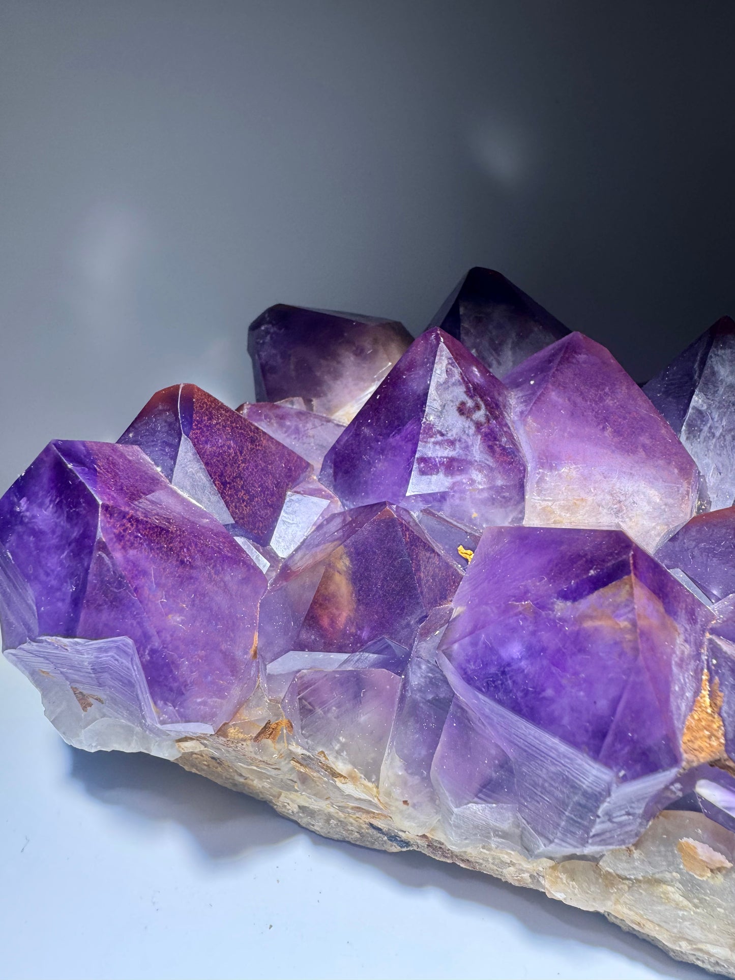 Kongo-Amethyst mit riesigen Spitzen – einzigartig & handverlesen