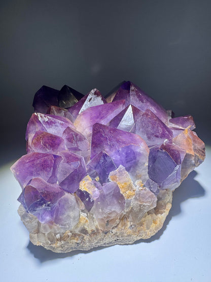 Kongo-Amethyst mit riesigen Spitzen – einzigartig & handverlesen