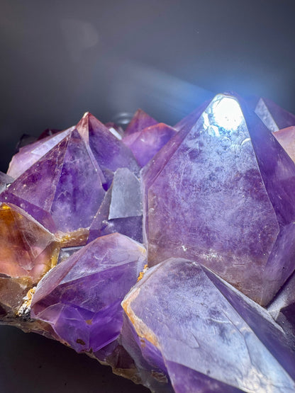 Kongo-Amethyst mit riesigen Spitzen – einzigartig & handverlesen