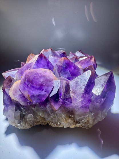 Kongo-Amethyst mit riesigen Spitzen – einzigartig & handverlesen