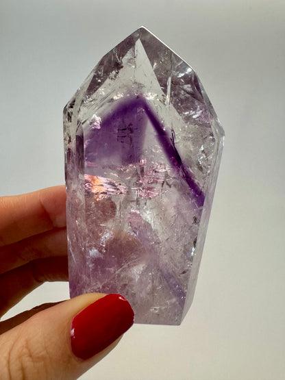 Améthyste fantôme (ultra claire) 💜 - 8,8 cm, 170 g