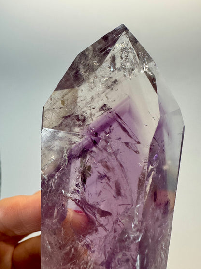 Améthyste fantôme (ultra claire) 💜 - 8,8 cm, 170 g