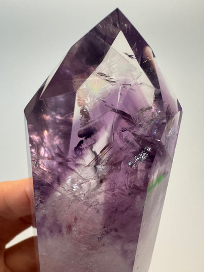 Améthyste fantôme (ultra claire) 💜 - 8,5 cm, 148 g