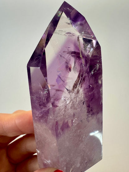 Améthyste fantôme (ultra claire) 💜 - 8,5 cm, 148 g