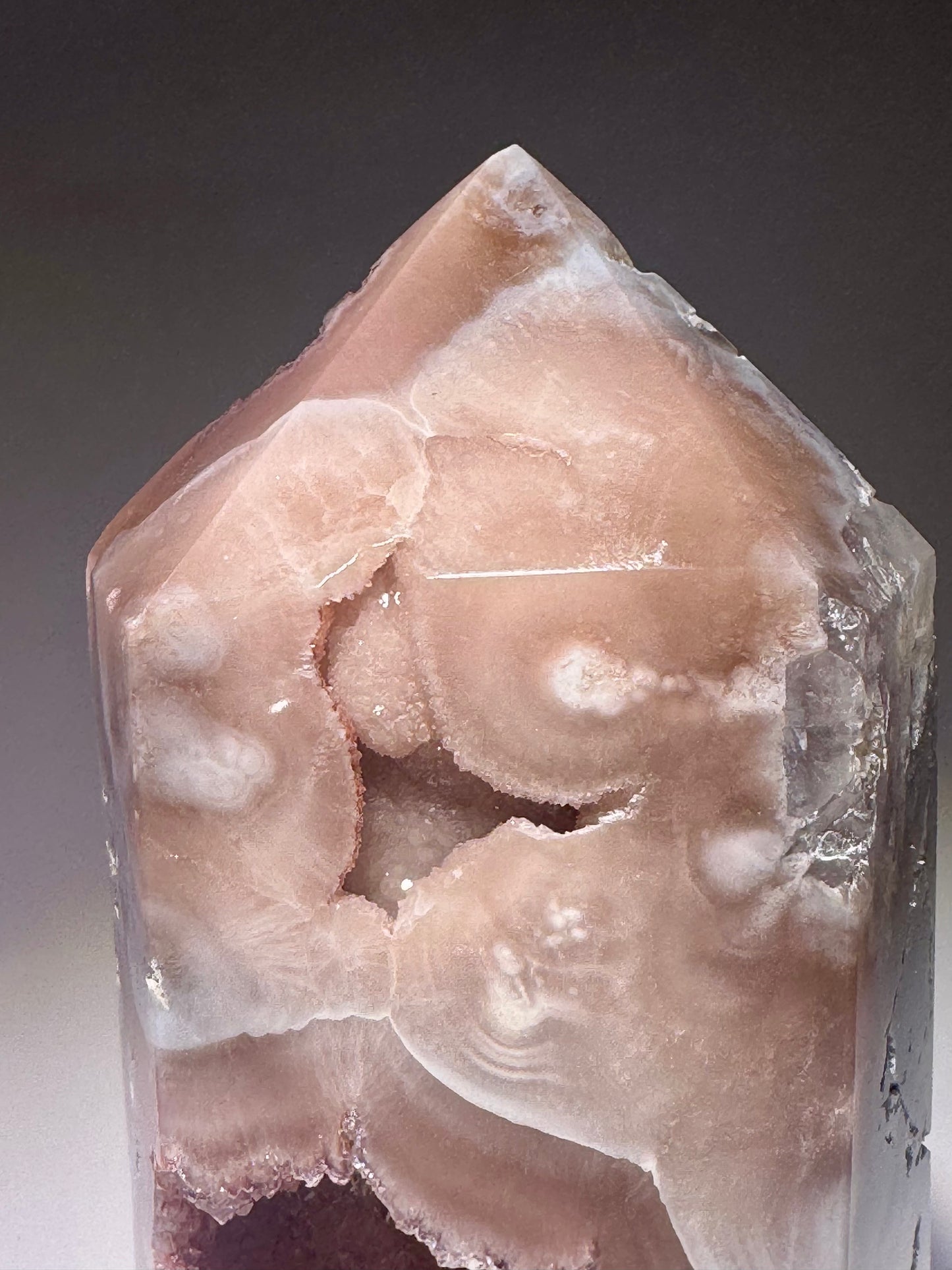 Exklusive Pink Amethyst Spitze 13,5 cm – 574 g 💖 Rosa Kristall – Brasilien