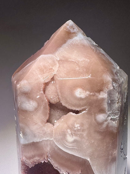 Exklusive Pink Amethyst Spitze 13,5 cm – 574 g 💖 Rosa Kristall – Brasilien