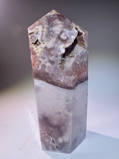 Bezaubernde Pink Amethyst Spitze 14,5 cm – 591g