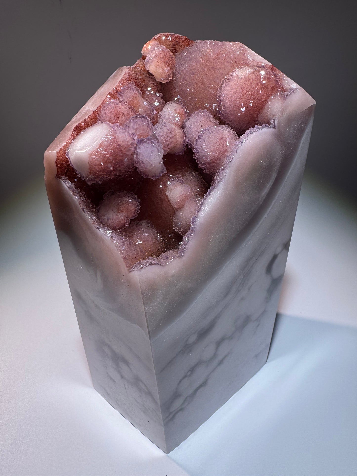 Exklusive Pink Amethyst Spitze 17cm – 2.1kg 💖 Rosa Kristall – Brasilien