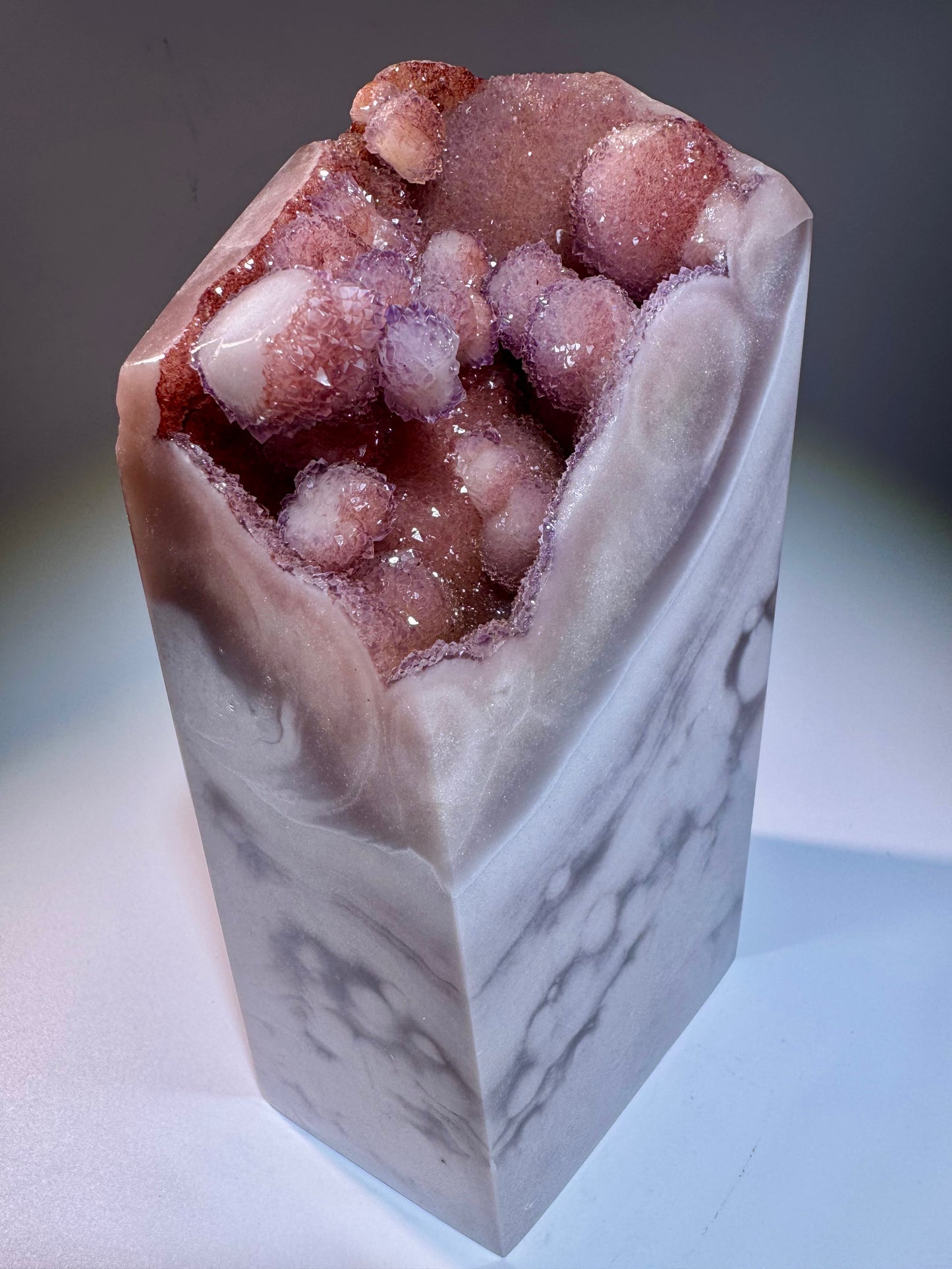 Exklusive Pink Amethyst Spitze 17cm – 2.1kg 💖 Rosa Kristall – Brasilien