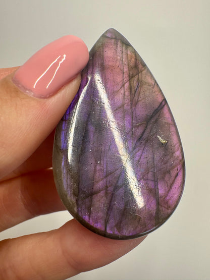 Bezaubernder pink/violetter Labradorit 💖 - 5.6cm
