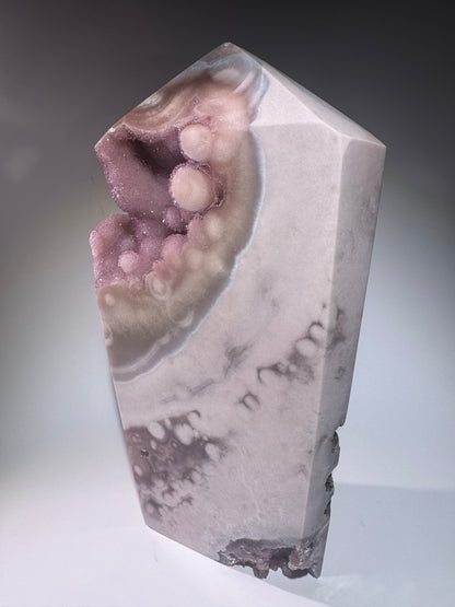 Einzigartiger Pink Amethyst Turm 💗 25 cm – 2.9 kg – Brasilien