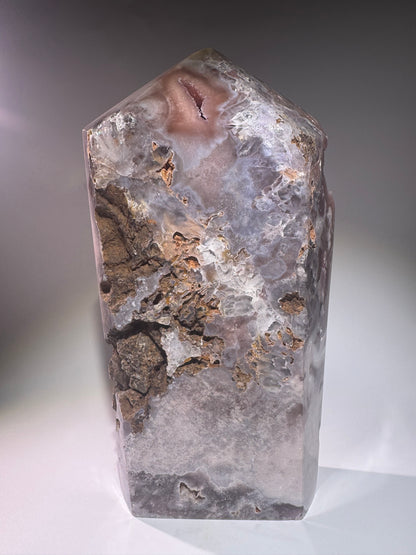 Einzigartiger Pink Amethyst Turm 💗 25 cm – 2.9 kg – Brasilien