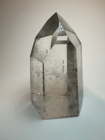Champagnerfarbene ganz klare Rauchquarz Spitze 🥂 - 8.3cm, 277g