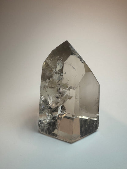 Bezaubernde ganz klare Rauchquarz Spitze 🥂 - 6.3cm, 170g