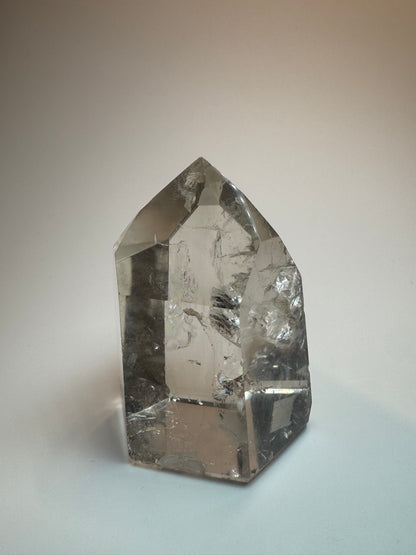 Bezaubernde ganz klare Rauchquarz Spitze 🥂 - 6.3cm, 170g